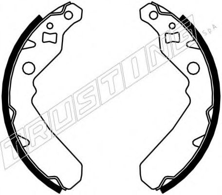 Комплект тормозных колодок TRUSTING 026.354