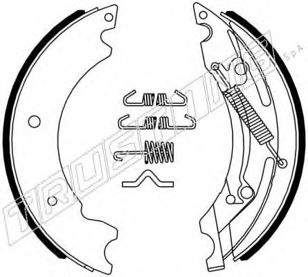 Комплект тормозных колодок TRUSTING 053006