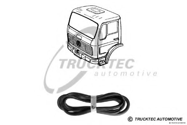 Прокладка, заднее стекло TRUCKTEC AUTOMOTIVE 01.50.008