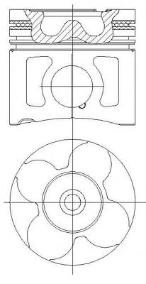 Поршень NÜRAL 87-103000-00