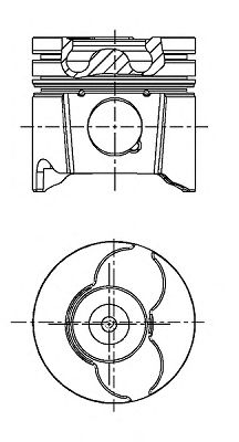 Поршень NÜRAL 87-114708-00