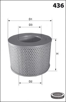 Воздушный фильтр MECAFILTER EL3158