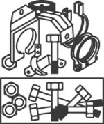 Монтажный комплект, система выпуска DINEX 50935