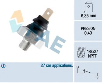 Датчик давления масла FAE 11280