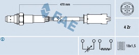 Лямбда-зонд FAE 77326
