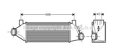 Интеркулер AVA QUALITY COOLING FDA4385