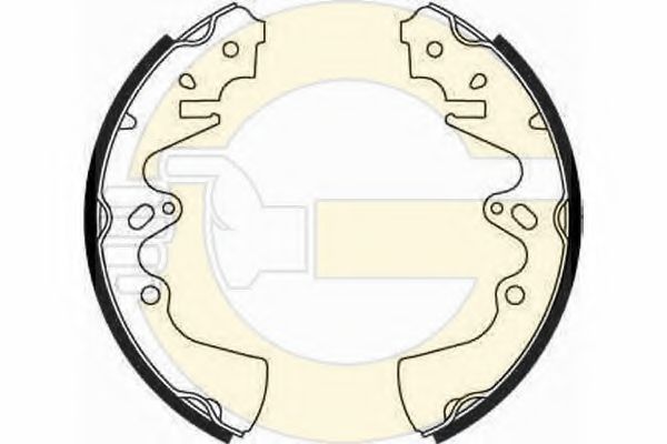 Комплект тормозных колодок GIRLING 5181979