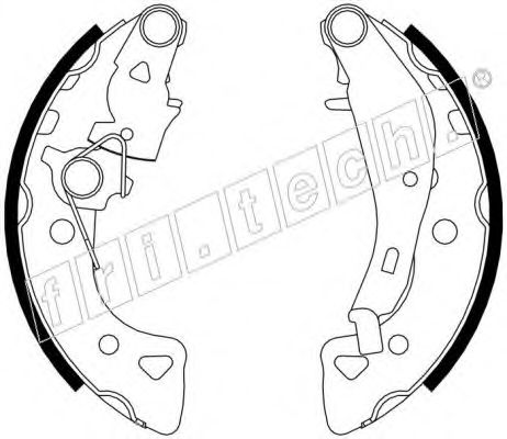Комплект тормозных колодок fri.tech. 1022.034Y