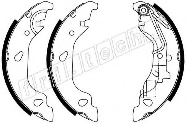 Комплект тормозных колодок fri.tech. 1034.104Y