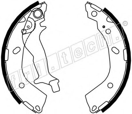 Комплект тормозных колодок fri.tech. 1046.214
