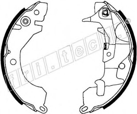 Комплект тормозных колодок fri.tech. 1064.157Y