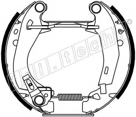 Комплект тормозных колодок fri.tech. 16014