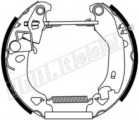 Комплект тормозных колодок METELLI 510421