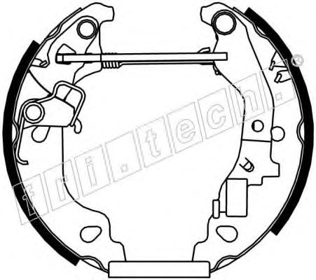 Комплект тормозных колодок fri.tech. 16234