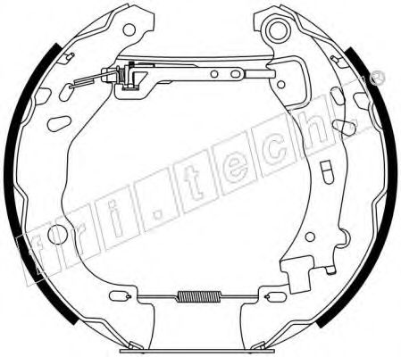 Комплект тормозных колодок fri.tech. 16259