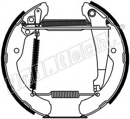 Комплект тормозных колодок fri.tech. 16281