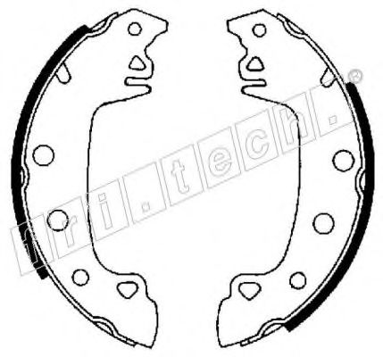 Комплект тормозных колодок DELPHI 652