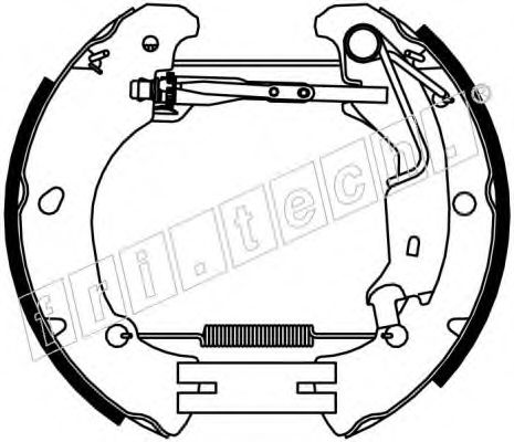Комплект тормозных колодок fri.tech. 16377