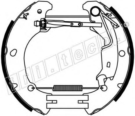 Комплект тормозных колодок fri.tech. 16378