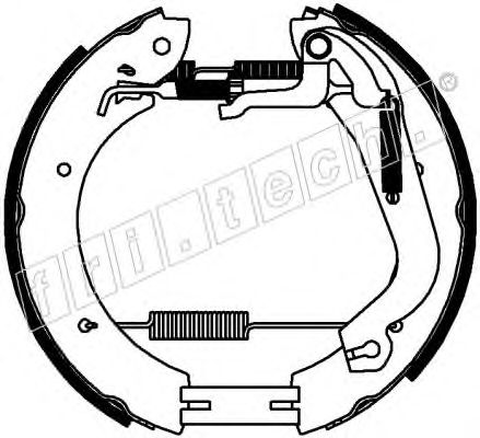 Комплект тормозных колодок fri.tech. 16436