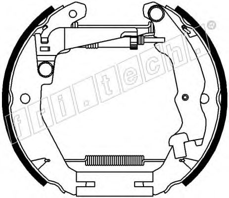 Комплект тормозных колодок fri.tech. 16438