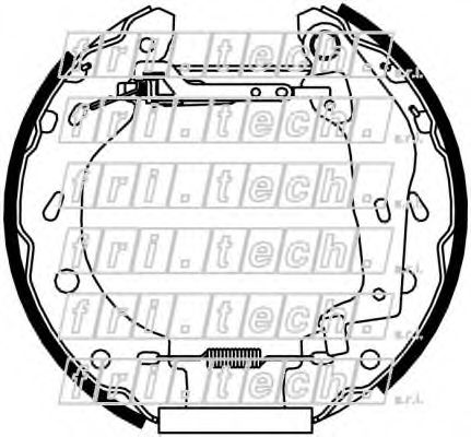 Комплект тормозных колодок fri.tech. 16452