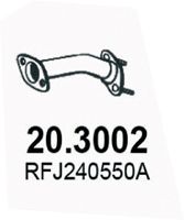Труба выхлопного газа ASSO 20.3002