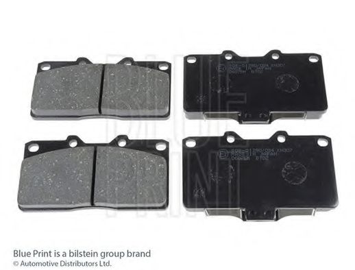 Комплект тормозных колодок, дисковый тормоз BLUE PRINT ADC44247