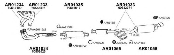 Система выпуска ОГ VENEPORTE 010027