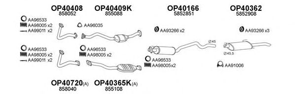 Система выпуска ОГ VENEPORTE 400495