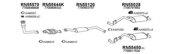 Система выпуска ОГ VENEPORTE 550069