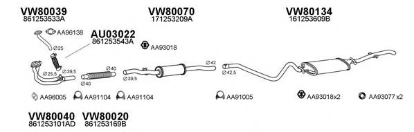 Система выпуска ОГ VENEPORTE 800236