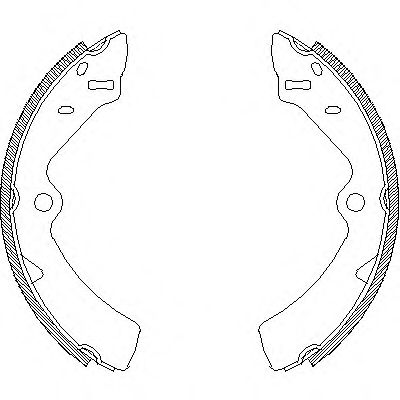 Комплект тормозных колодок WOKING Z4167.00