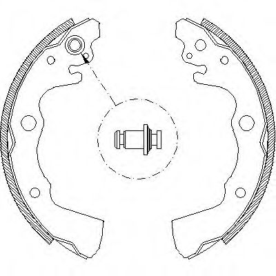 Комплект тормозных колодок WOKING Z4662.00