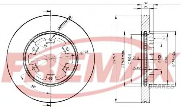 Тормозной диск FREMAX BD-3101