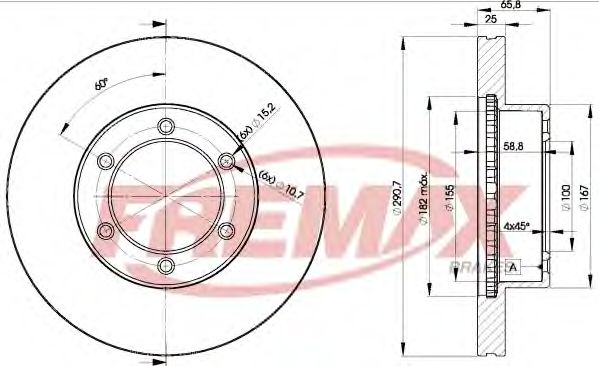 Тормозной диск FREMAX BD-3520