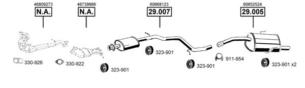 Система выпуска ОГ ASMET AL290405