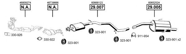 Система выпуска ОГ ASMET AL290425