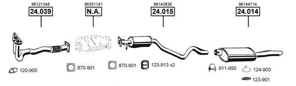 Система выпуска ОГ ASMET DE240205