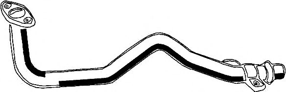 Труба выхлопного газа ASMET 20033