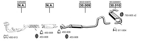 Система выпуска ОГ ASMET LR301000