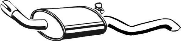 Глушитель выхлопных газов конечный ASMET 07.017