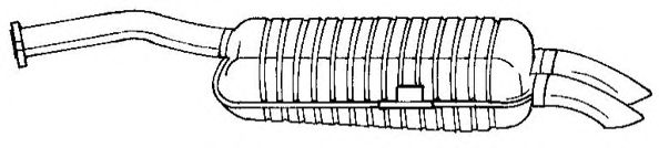 Глушитель выхлопных газов конечный SIGAM 16625