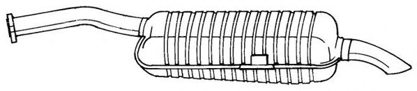 Глушитель выхлопных газов конечный SIGAM 16658