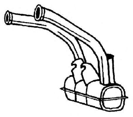 Предглушитель выхлопных газов SIGAM 20300