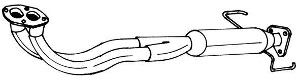 Труба выхлопного газа SIGAM 23139