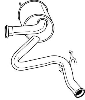 Глушитель выхлопных газов конечный SIGAM 32628