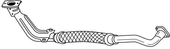 Труба выхлопного газа WALKER 14621