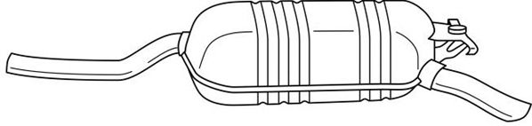 Глушитель выхлопных газов конечный SIGAM 35645