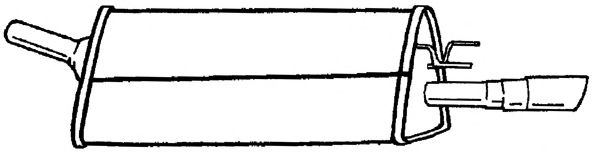 Глушитель выхлопных газов конечный SIGAM 41600